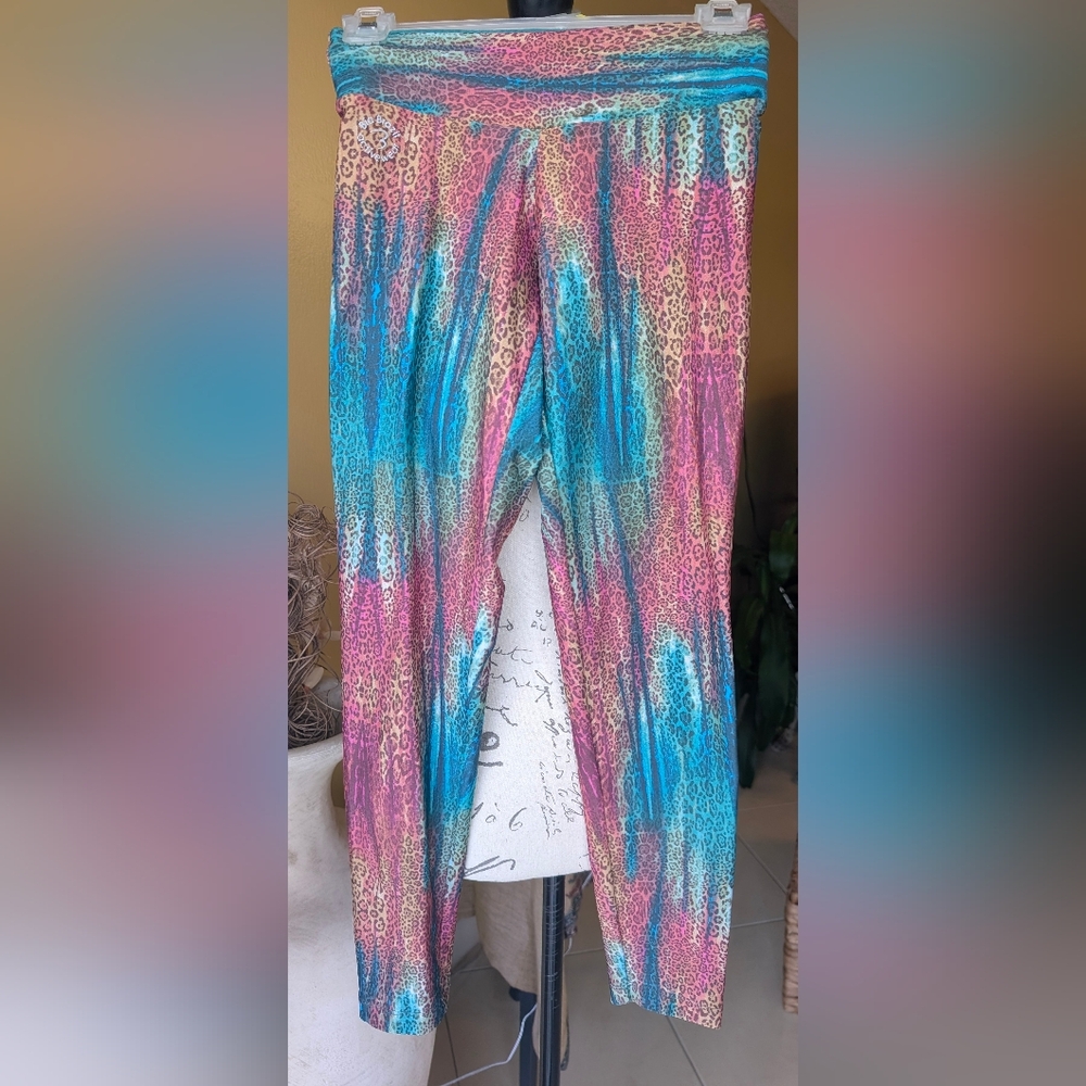 Bia Brazil Multicoloured Animal Print Capri Leggings Activewear